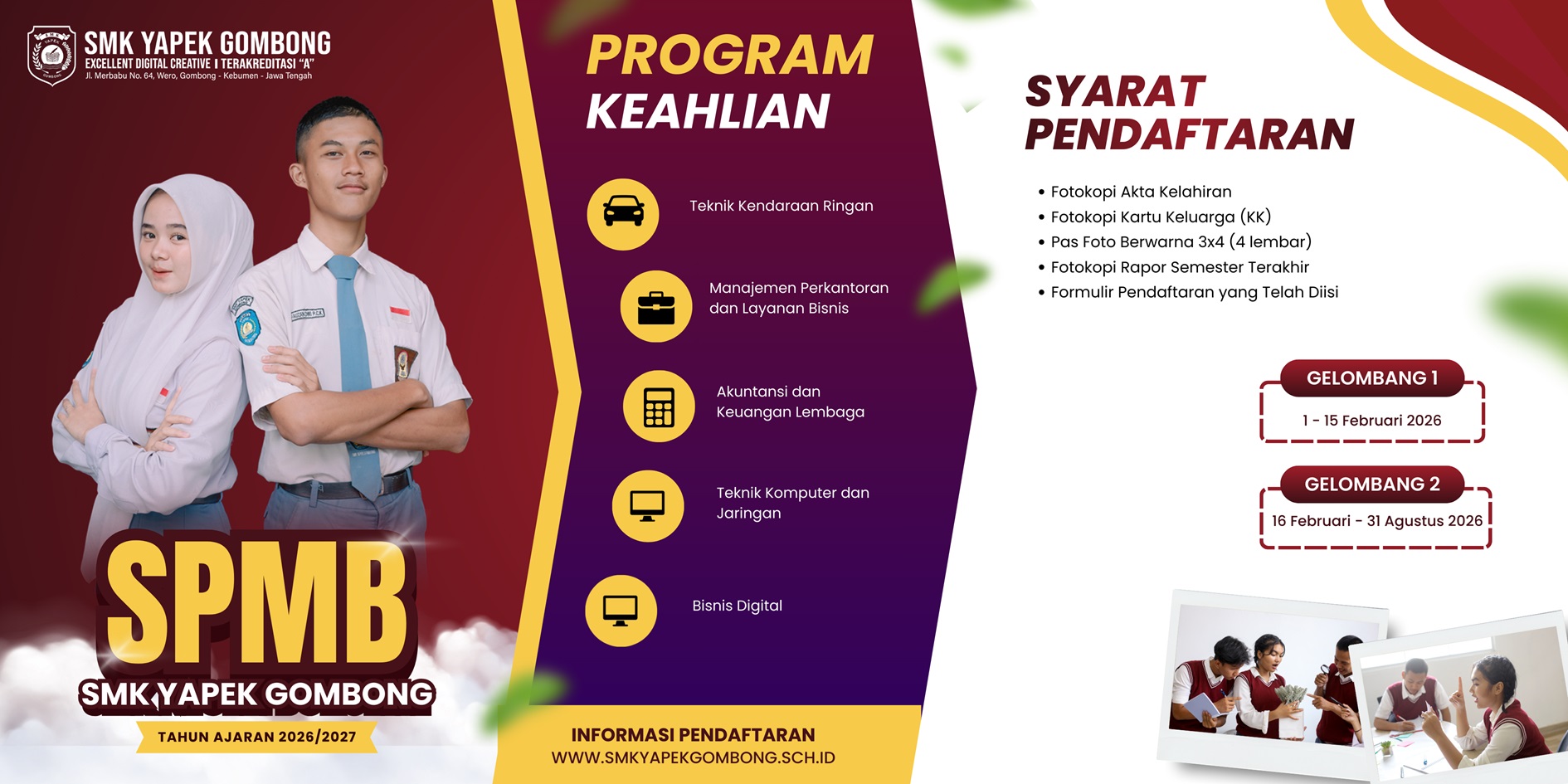 Sistem Penerimaan Murid Baru Tahun 2026/2027